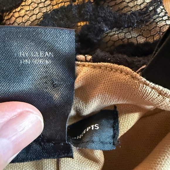 INC Chic Lace Bustier with Gold Lining Sexy Festival - Picture 7 of 7